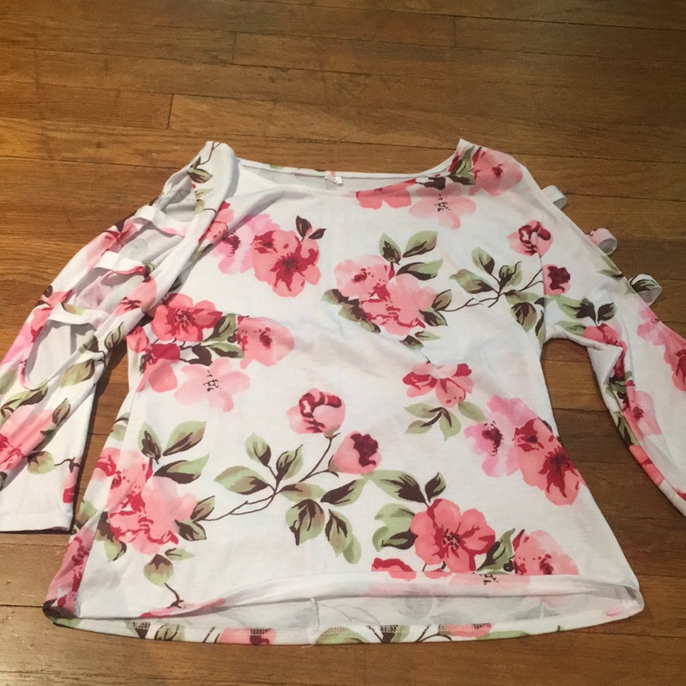 Floral Pink Blouse